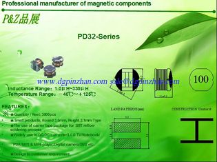 Китай PD32 Series 1.0μH~330μH Unshield SMD Power Inductors Round Size поставщик