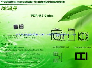 Китай Серии ПДРХ73 придают квадратную форму индукторам силы материалХигх качественным конкурсным защищаемым СМД ядра никеля поставщик