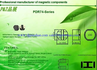 Китай PDR74 Series 4.7μH~270μH SMD Shield Power Inductors поставщик